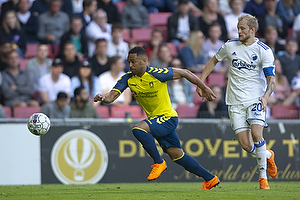 Kevin Mensah (Brndby IF), Nicolai Boilesen, anfrer (FC Kbenhavn)