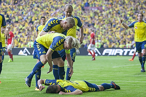 Kamil Wilczek, mlscorer (Brndby IF), Johan Larsson, anfrer (Brndby IF)