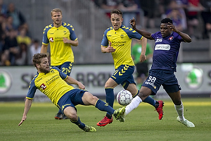 Kasper Fisker (Brndby IF), Kasper Risgrd (Aab), Frank Onyeka (FC Midtjylland)