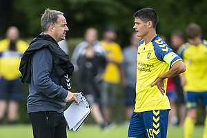 Alexander Zorniger, cheftrner (Brndby IF), Christian Nrgaard (Brndby IF)