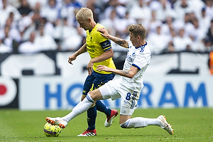 Johan Larsson, anfrer (Brndby IF), Nicolaj Thomsen (FC Kbenhavn)