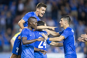 Alejandro Pozuelo (KRC Genk), Mbwana Samatta (KRC Genk), Joakim Mhle (KRC Genk)