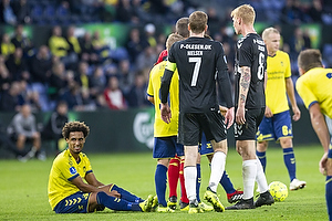 Hany Mukhtar (Brndby IF), Mathias Nielsen, anfrer (AC Horsens), Bjarke Jacobsen (AC Horsens)