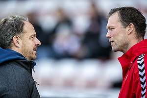 Alexander Zorniger, cheftrner (Brndby IF), Morten Wieghorst, cheftrner (Aab)