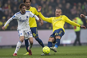 Josip Radosevic (Brndby IF), Rasmus Falk (FC Kbenhavn)