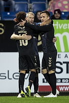 Johan Larsson, anfrer (Brndby IF), Hany Mukhtar (Brndby IF), Lasse Vigen Christensen (Brndby IF)