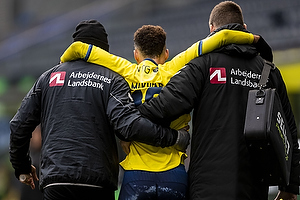 Hany Mukhtar (Brndby IF), Peter Schmidt, cheffysioterapeut (Brndby IF), Ryan Hansen, massr (Brndby IF)