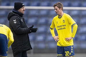 Morten Frendrup (Brndby IF), Alexander Zorniger, cheftrner (Brndby IF)