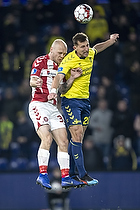 Kasper Pedersen (Aab), Kamil Wilczek, anfrer (Brndby IF)