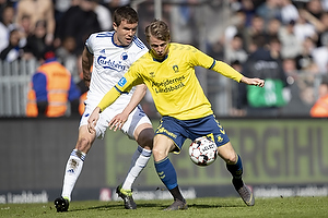 Simon Hedlund (Brndby IF), Andreas Bjelland (FC Kbenhavn)