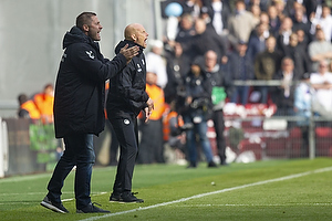 Martin Retov, cheftrner (Brndby IF), Stle Solbakken, cheftrner (FC Kbenhavn)