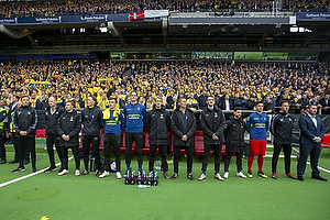 Martin Retov, cheftrner (Brndby IF), Matthias Jaissle, assistenttrner (Brndby IF), Jens Martin Gammelby (Brndby IF), Besar Halimi (Brndby IF), Nikolai Laursen (Brndby IF), Benedikt Rcker (Brndby IF), Lasse Vigen Christensen (Brndby IF), Simon Tibbling (Brndby IF)