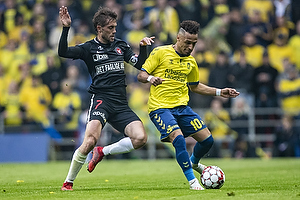 Jakob Poulsen, anfrer (FC Midtjylland), Hany Mukhtar (Brndby IF)