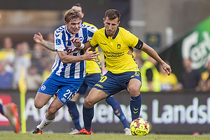 Kamil Wilczek, anfrer (Brndby IF), Mathias Greve (Ob)