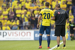 Kamil Wilczek, anfrer (Brndby IF), Martin Retov, assistenttrner (Brndby IF)