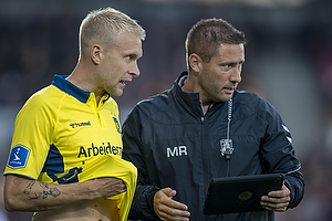 Johan Larsson (Brndby IF), Martin Retov, assistenttrner (Brndby IF)