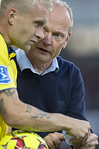 Niels Frederiksen, cheftrner (Brndby IF), Johan Larsson (Brndby IF)