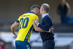 Kamil Wilczek (Brndby IF), Niels Frederiksen, cheftrner (Brndby IF)