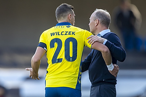 Kamil Wilczek (Brndby IF), Niels Frederiksen, cheftrner (Brndby IF)