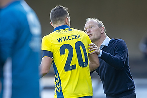 Kamil Wilczek (Brndby IF), Niels Frederiksen, cheftrner (Brndby IF)