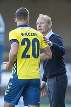 Kamil Wilczek (Brndby IF), Niels Frederiksen, cheftrner (Brndby IF)
