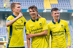 Sigurd Rosted (Brndby IF), Jesper Lindstrm (Brndby IF), Morten Frendrup (Brndby IF)