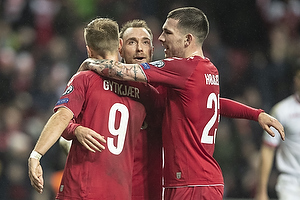 Christian Eriksen, mlscorer (Danmark), Christian Gytkjr (Danmark), Pierre Emilie Hjbjerg (Danmark)