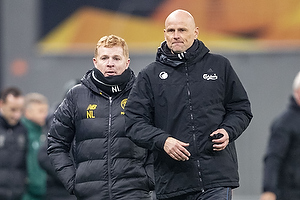 Neil Lennon, cheftrner (Celtic FC), Stle Solbakken, cheftrner (FC Kbenhavn)