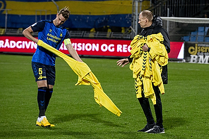 Andreas Maxs, anfrer (Brndby IF), Leif Mortensen, holdleder (Brndby IF)