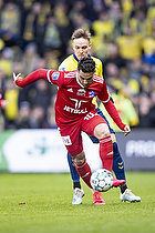 Rezan Corlu (Lyngby BK), Lasse Vigen Christensen (Brndby IF)