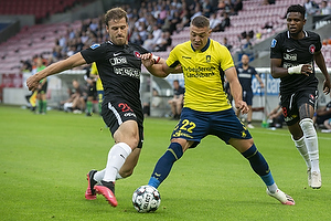 Erik Sviatchenko  (FC Midtjylland), Josip Radosevic (Brndby IF)
