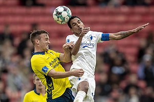 Lasse Vigen Christensen (Brndby IF), Carlos Zeca, anfrer (FC Kbenhavn)