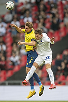 Andreas Maxs, anfrer (Brndby IF), Jonas Wind (FC Kbenhavn)