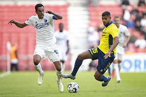 Anis Slimane (Brndby IF), Carlos Zeca, anfrer (FC Kbenhavn)