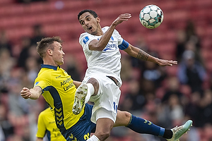 Lasse Vigen Christensen (Brndby IF), Carlos Zeca, anfrer (FC Kbenhavn)