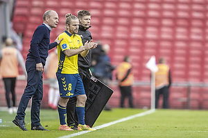 Niels Frederiksen, cheftrner (Brndby IF), Kasper Fisker (Brndby IF)