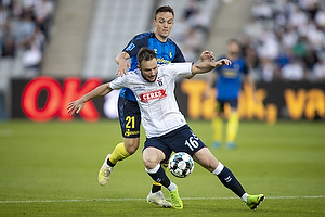 Casper Hjer Nielsen, spiller (Agf), Lasse Vigen Christensen (Brndby IF)