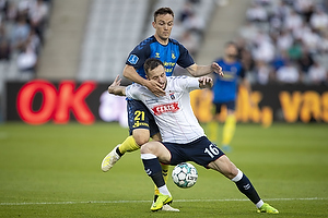 Casper Hjer Nielsen, spiller (Agf), Lasse Vigen Christensen (Brndby IF)