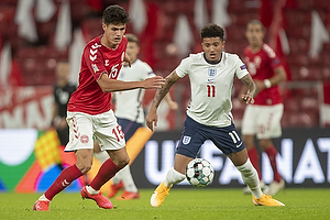 Christian Nrgaard  (Danmark), Jadon Sancho  (England)