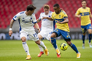 Kevin Mensah (Brndby IF), Karlo Bartolec (FC Kbenhavn), Pep Biel (FC Kbenhavn)