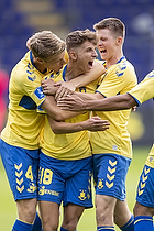 Jesper Lindstrm, mlscorer (Brndby IF), Sigurd Rosted (Brndby IF), Morten Frendrup (Brndby IF)