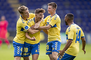 Jesper Lindstrm, mlscorer (Brndby IF), Sigurd Rosted (Brndby IF), Morten Frendrup (Brndby IF), Kevin Mensah (Brndby IF)
