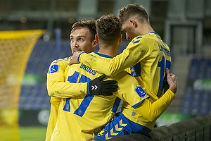 Andreas Bruus (Brndby IF), Jesper Lindstrm, mlscorer (Brndby IF), Lasse Vigen Christensen (Brndby IF)
