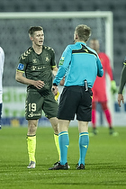 Morten Frendrup (Brndby IF), Jrgen Daugbjerg Burchardt, dommer