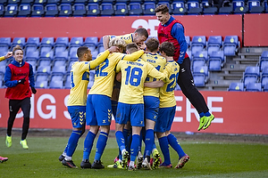 Jesper Lindstrm (Brndby IF), Tobias Brkeeiet (Brndby IF), Kevin Mensah (Brndby IF), Josip Radosevic (Brndby IF)