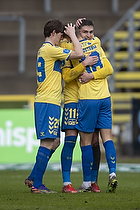 Mikael Uhre, mlscorer (Brndby IF), Morten Frendrup (Brndby IF), Jesper Lindstrm (Brndby IF)