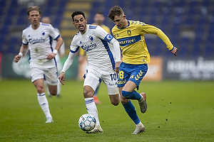 Jesper Lindstrm (Brndby IF), Carlos Zeca, anfrer  (FC Kbenhavn)