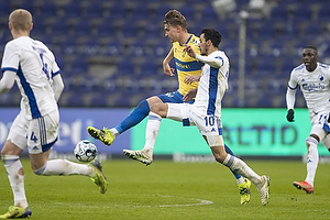 Andreas Maxs (Brndby IF), Carlos Zeca, anfrer  (FC Kbenhavn)