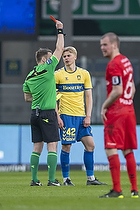 Jens Maae, dommer, Tobias Brkeeiet (Brndby IF)