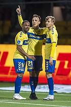 Lasse Vigen Christensen, mlscorer (Brndby IF), Kevin Mensah (Brndby IF), Oskar Fallenius (Brndby IF)